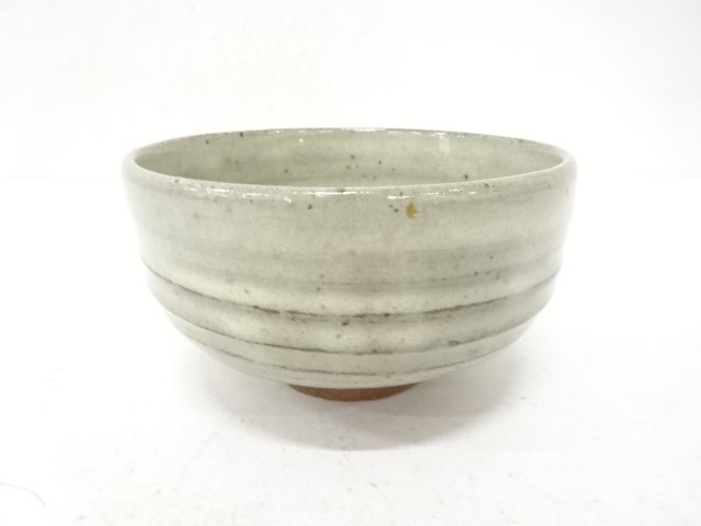JAPANESE TEA CEREMONY / TEA BOWL CHAWAN / ASH GLAZE / ARTISAN WORK